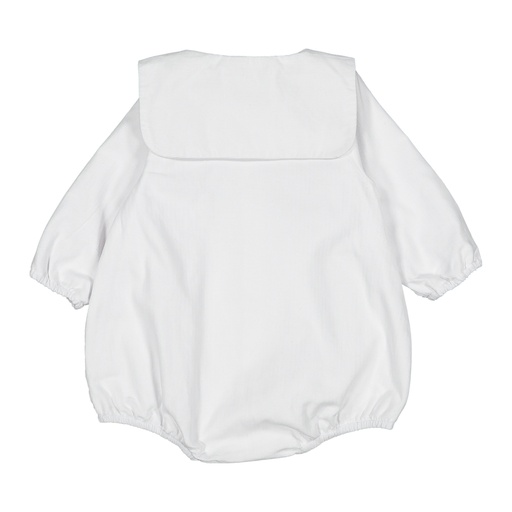 Barboteuse BASILIQUE-ML blanc