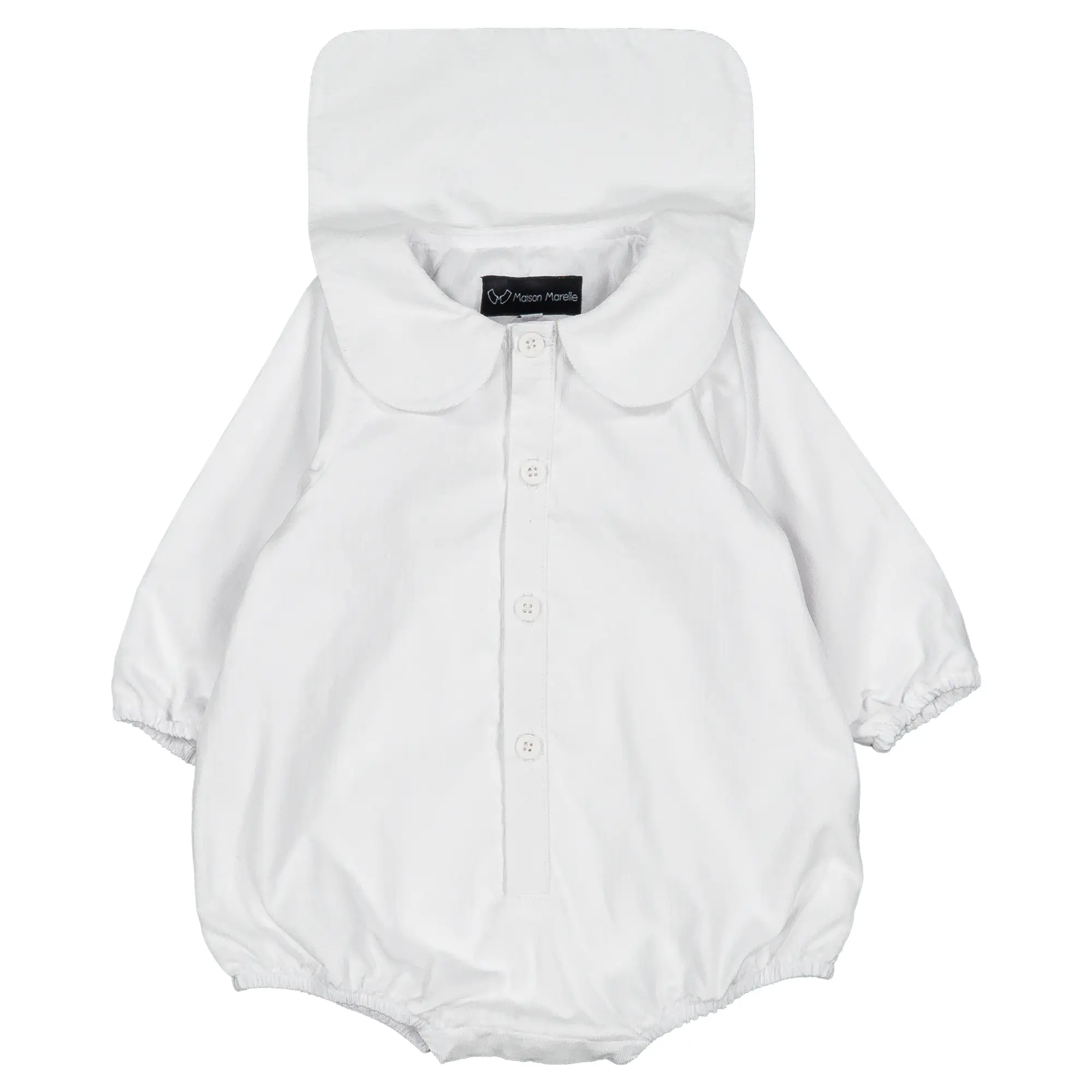 Barboteuse BASILIQUE-ML blanc