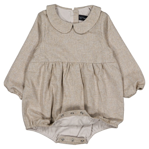 Barboteuse BASILE - flanelle beige