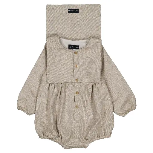 Barboteuse ALMA - flanelle beige