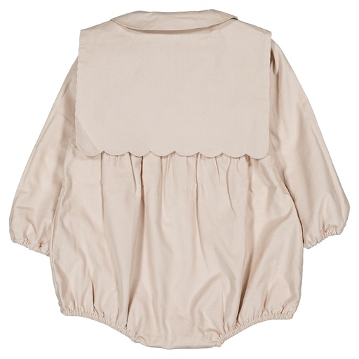 Barboteuse SORBONNE- velours beige