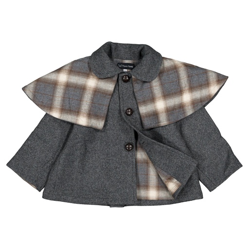 Manteau SHERLOCK- lainage gris