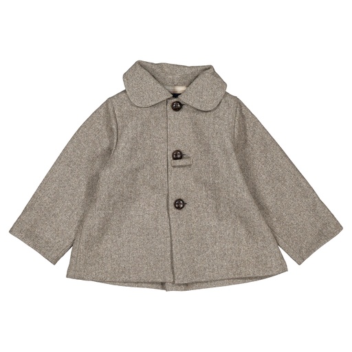 Manteau VERNEUIL- chevrons taupe