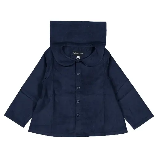 Blouse MONCEAU- fines rayures taupe