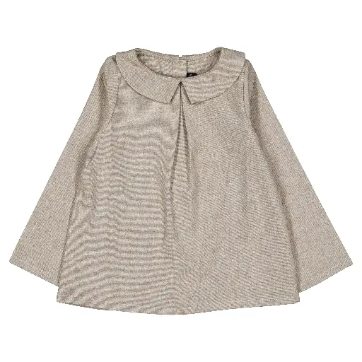 Blouse GONZAGUE- seersucker rayures bleues