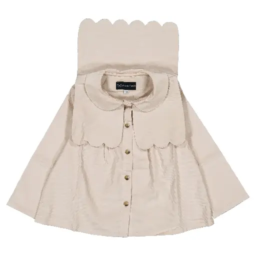Blouse GRENELLE- velours beige