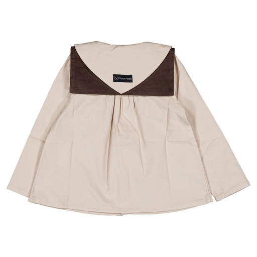 Chemise DUC- velours beige