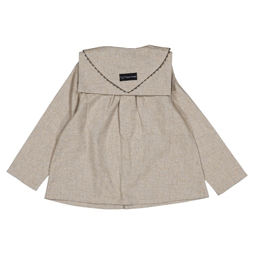 Chemise DUC- flanelle beige