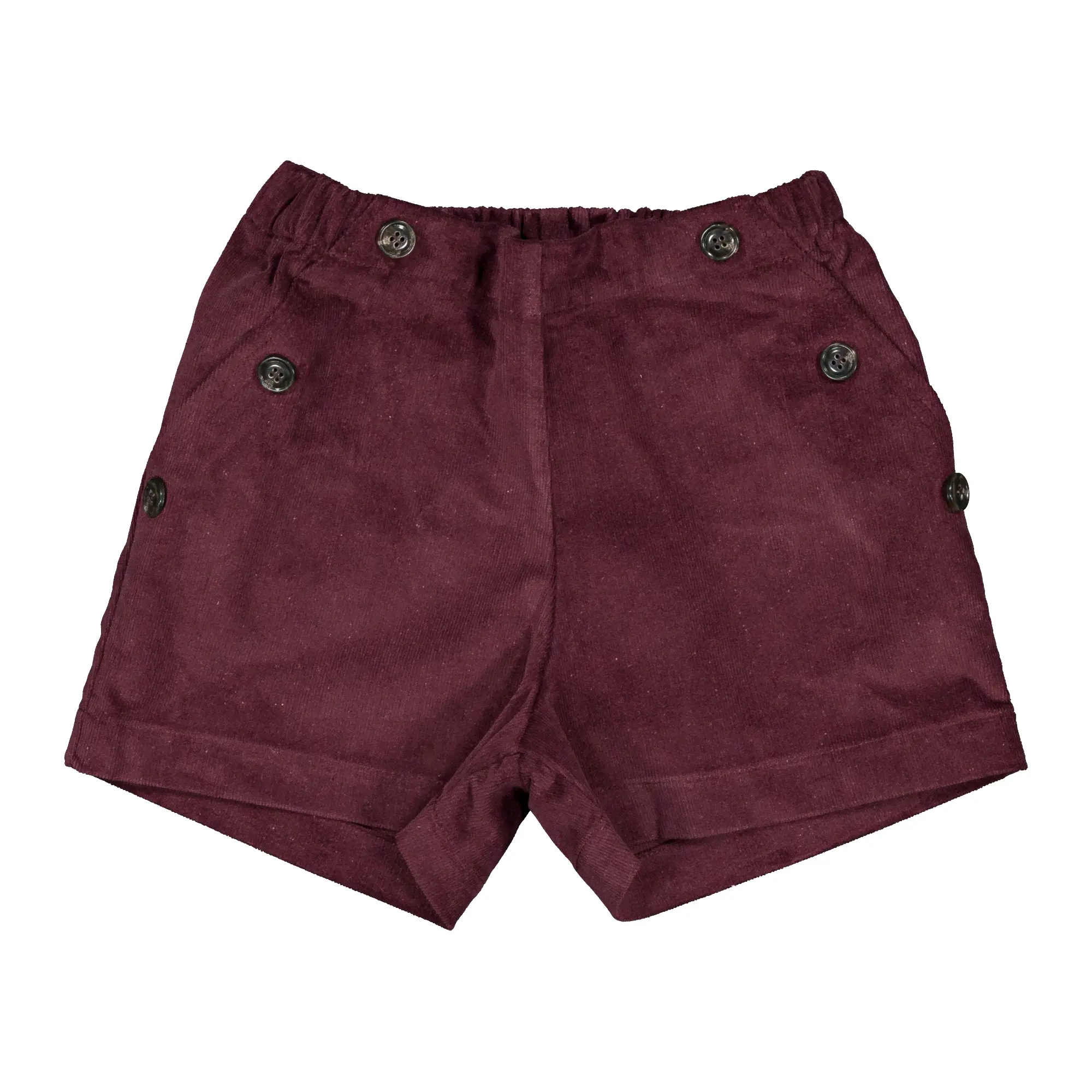 Short SUFFREN - velours bordeaux