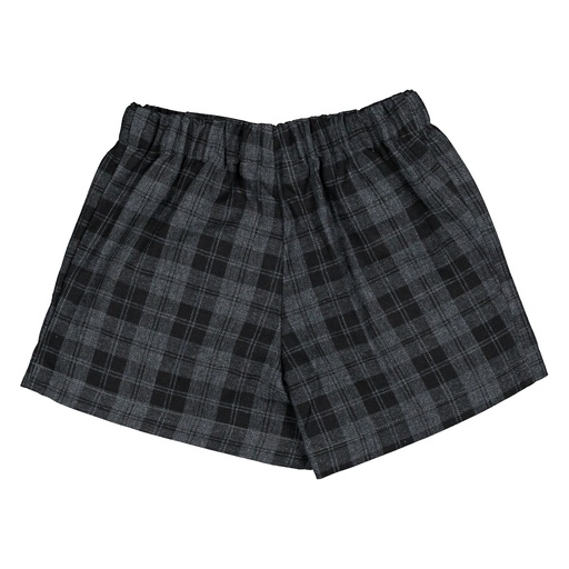 Short SEVRES -  tartan gris