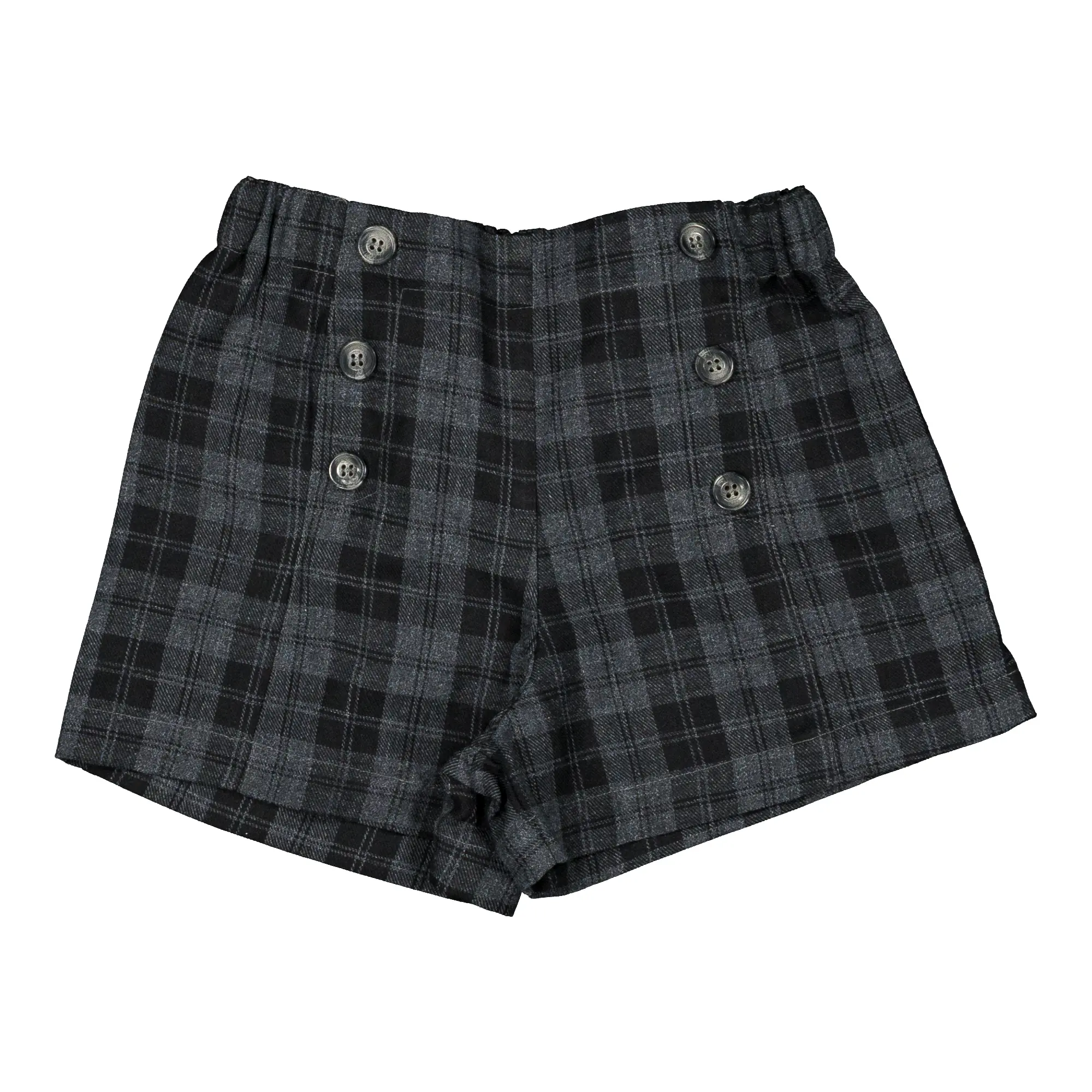 Short SEVRES -  tartan gris