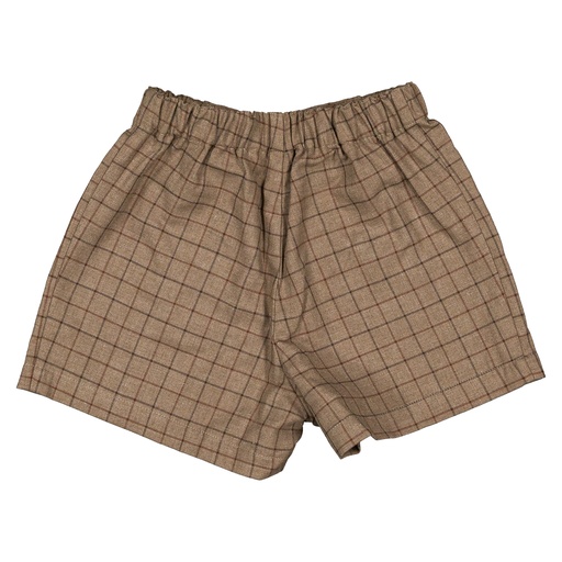Short SEVRES -  carreaux marron