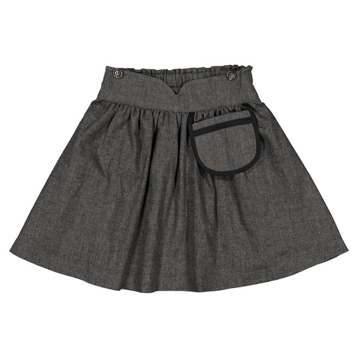 Jupe TOURNON - chevrons gris