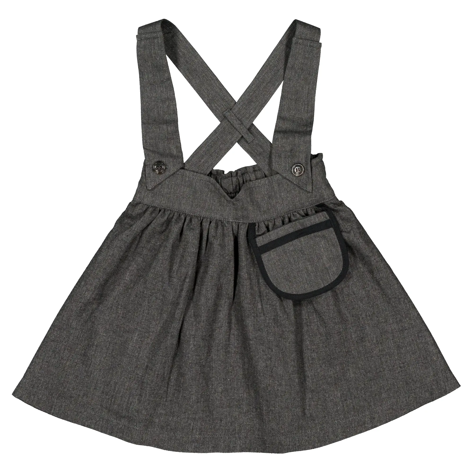 Jupe TOURNON - chevrons gris