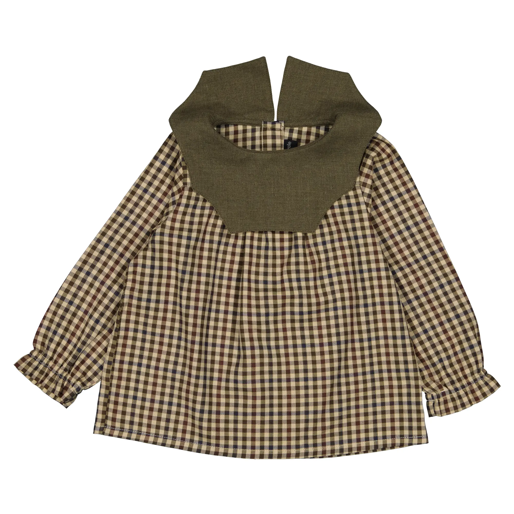 Blouse BOURGOGNE- vichy vert