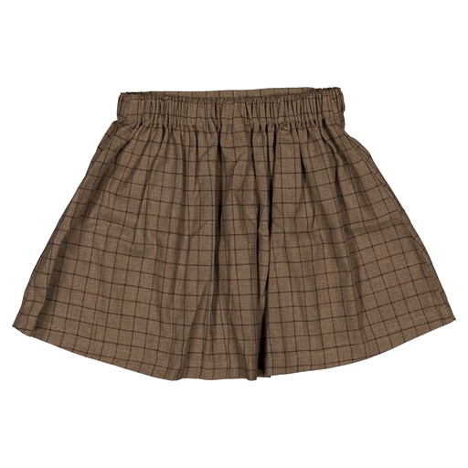Jupe VESINET - carreaux marron