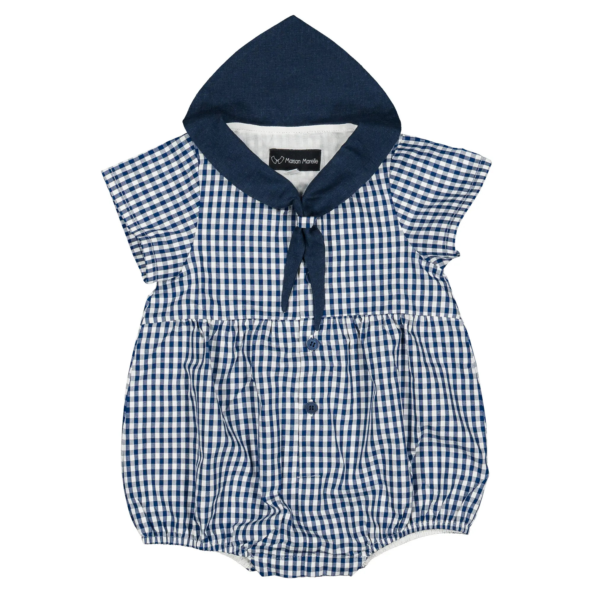 Barboteuse ROI - vichy beu