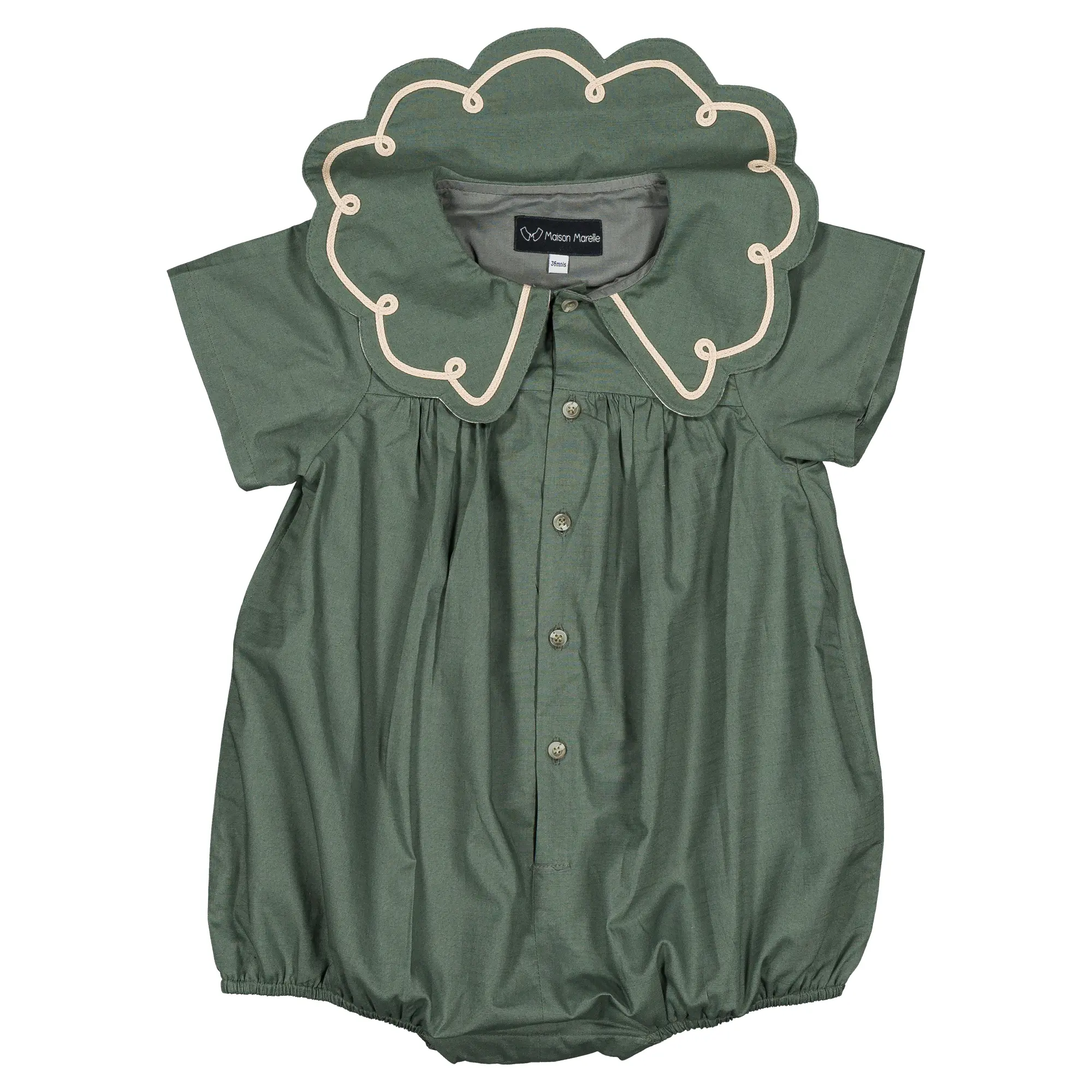 Barboteuse CARNOT- verte