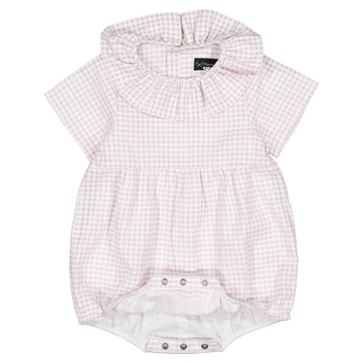 Barboteuse DUPLEIX - vichy rose