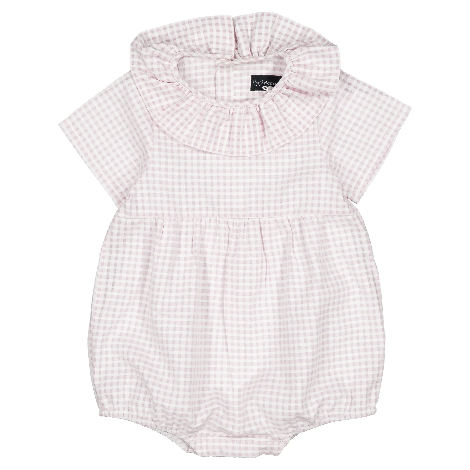Barboteuse DUPLEIX - vichy rose