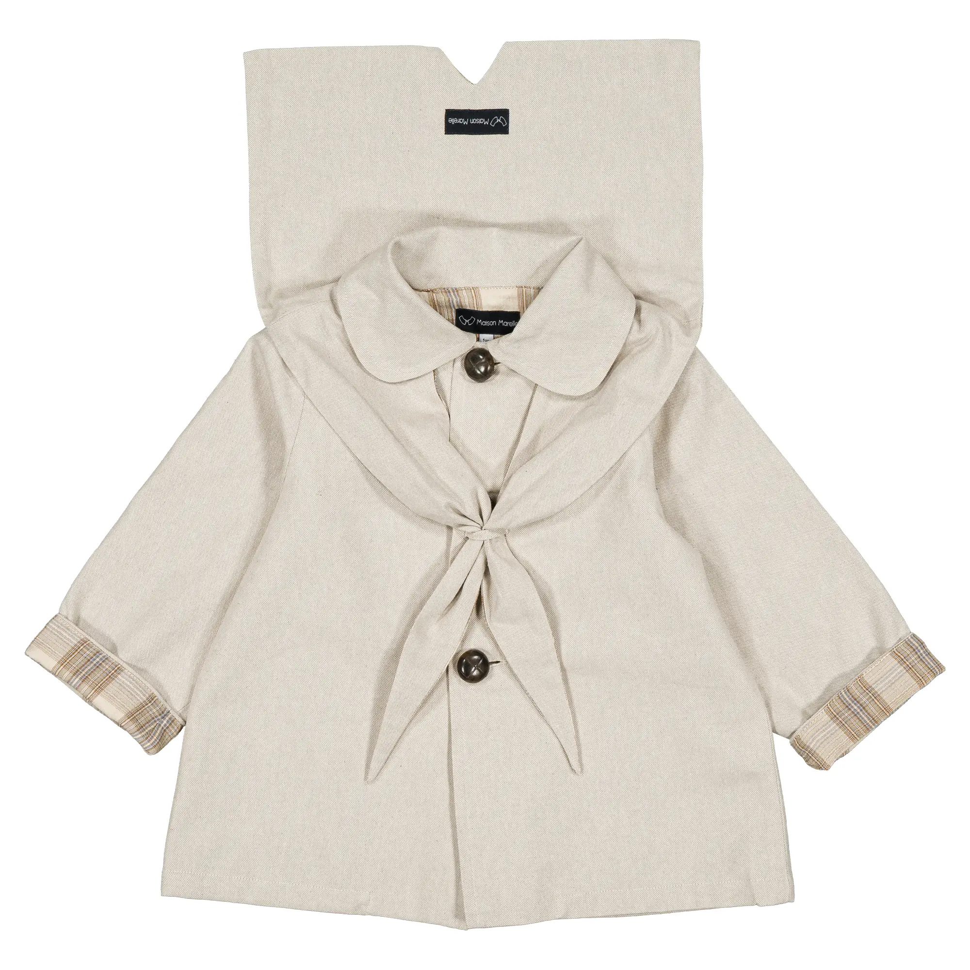 Manteau VOLTAIRE- sable