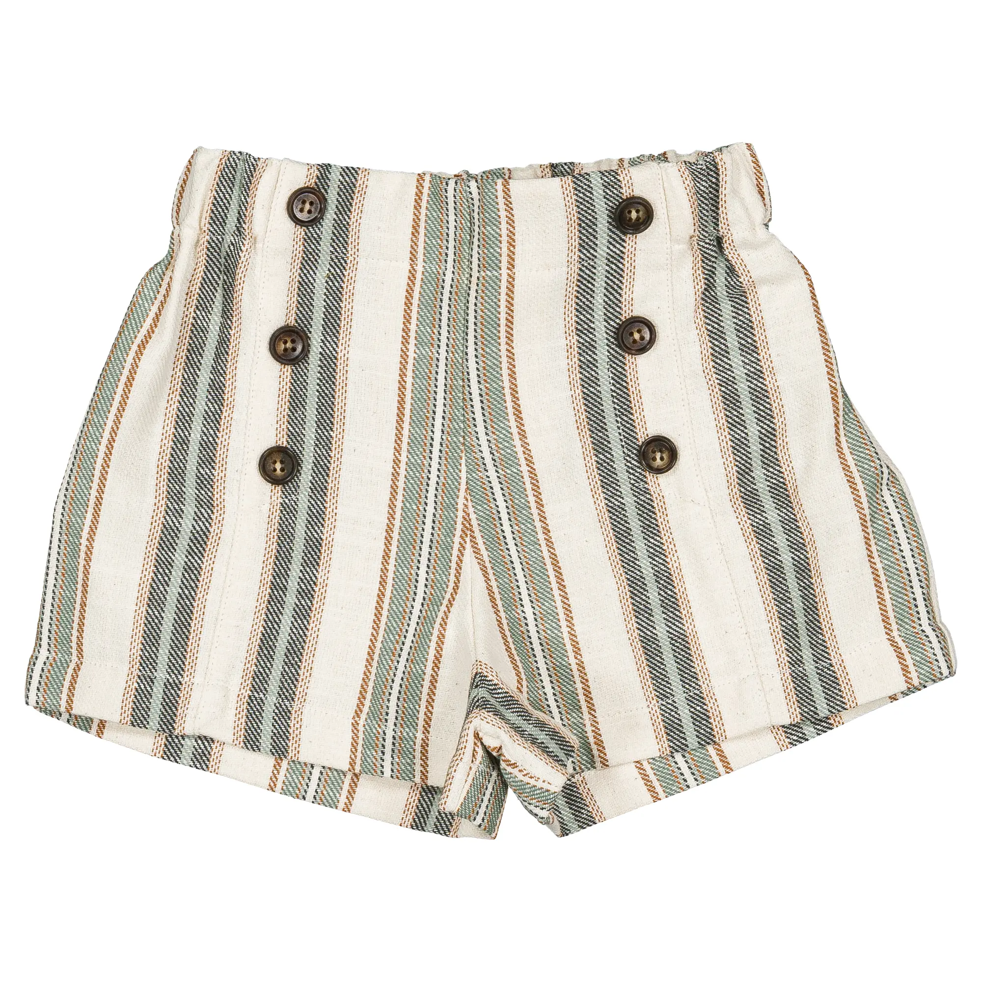 Short SEVRES - rayé vert