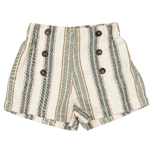 Short SEVRES - maxi rayé vert