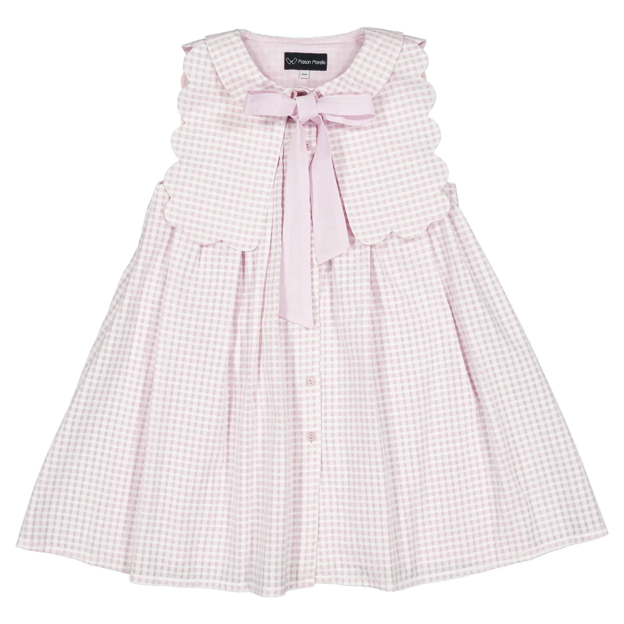 Robe ELYSÉE - vichy rose