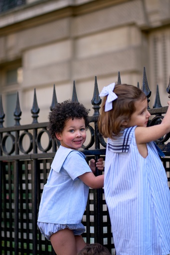 Robe LUCO - rayures bleues