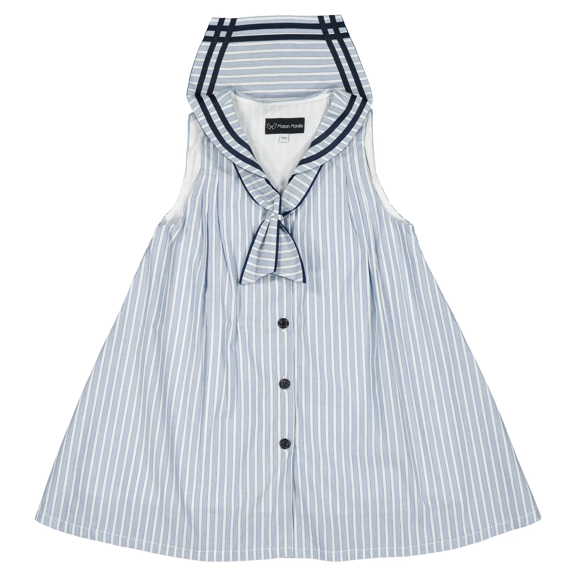 Robe LUCO - rayures bleues