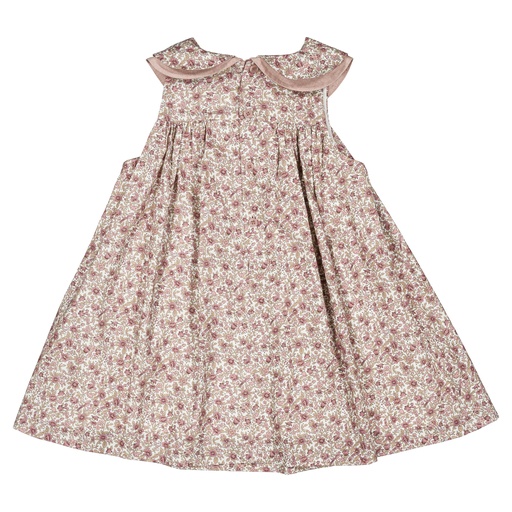 Robe ELYSÉE - fleures roses