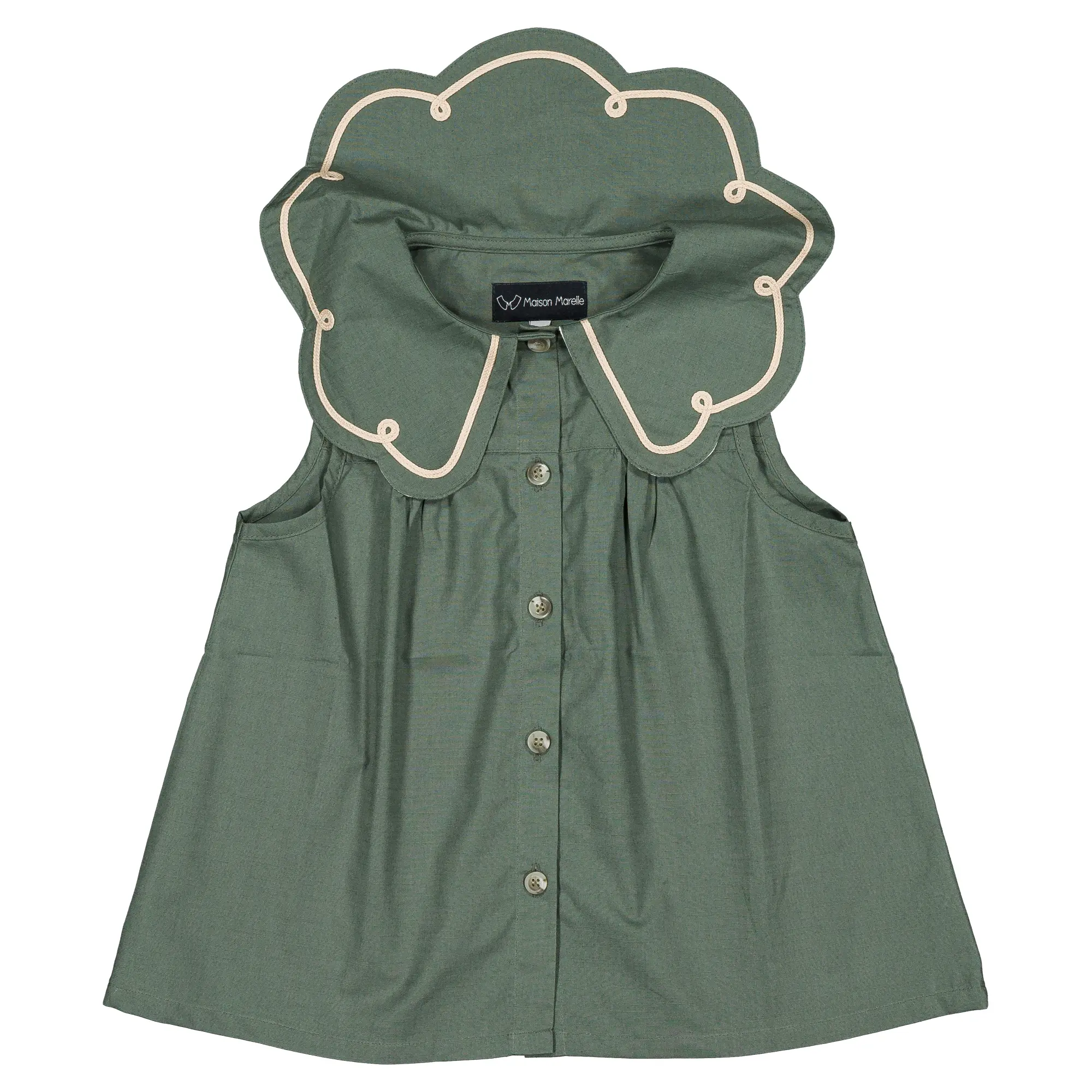 Blouse BAUME- vert empire