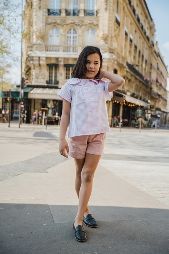 Blouse NOLLET- vichy rose
