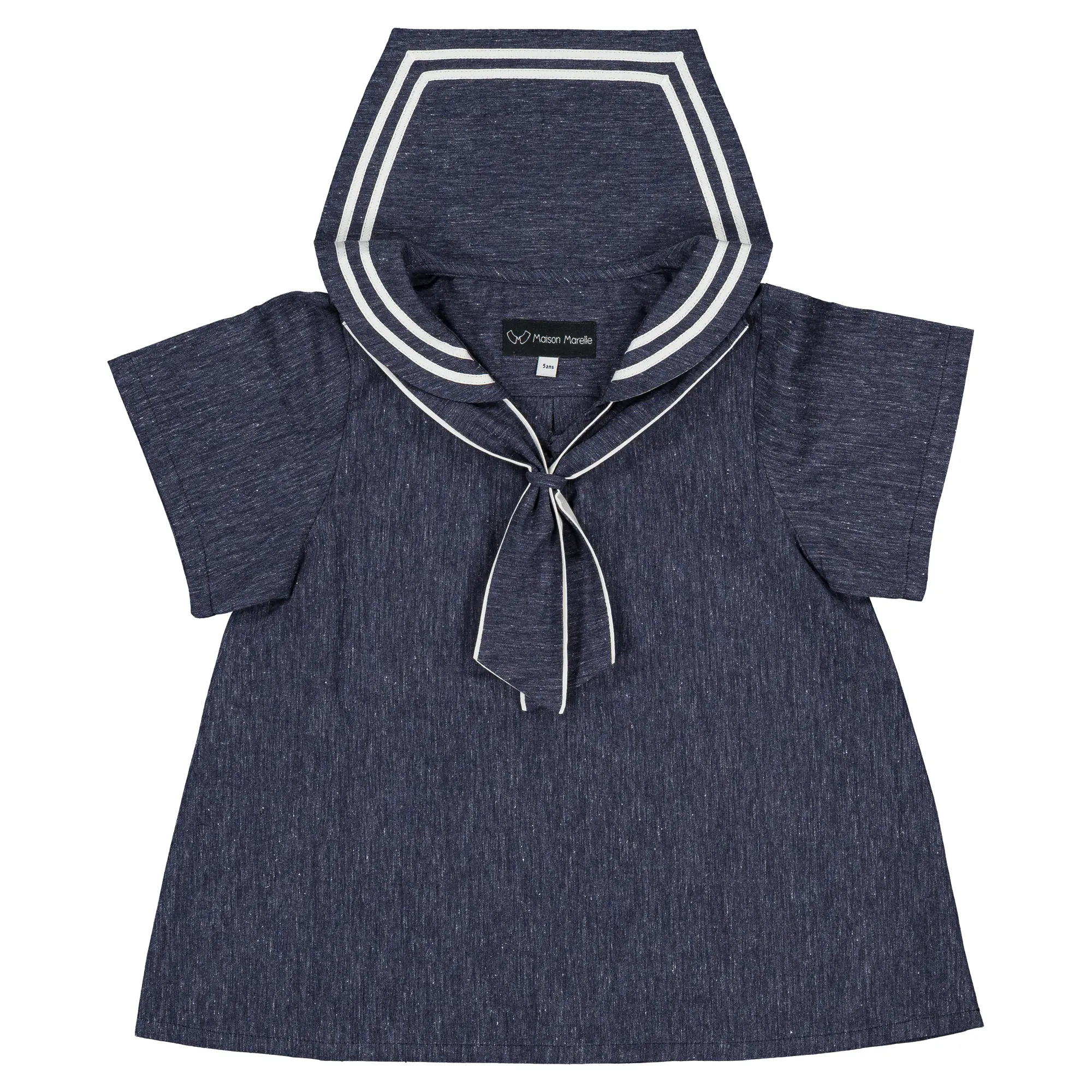 Blouse MAHON- bleu foncé