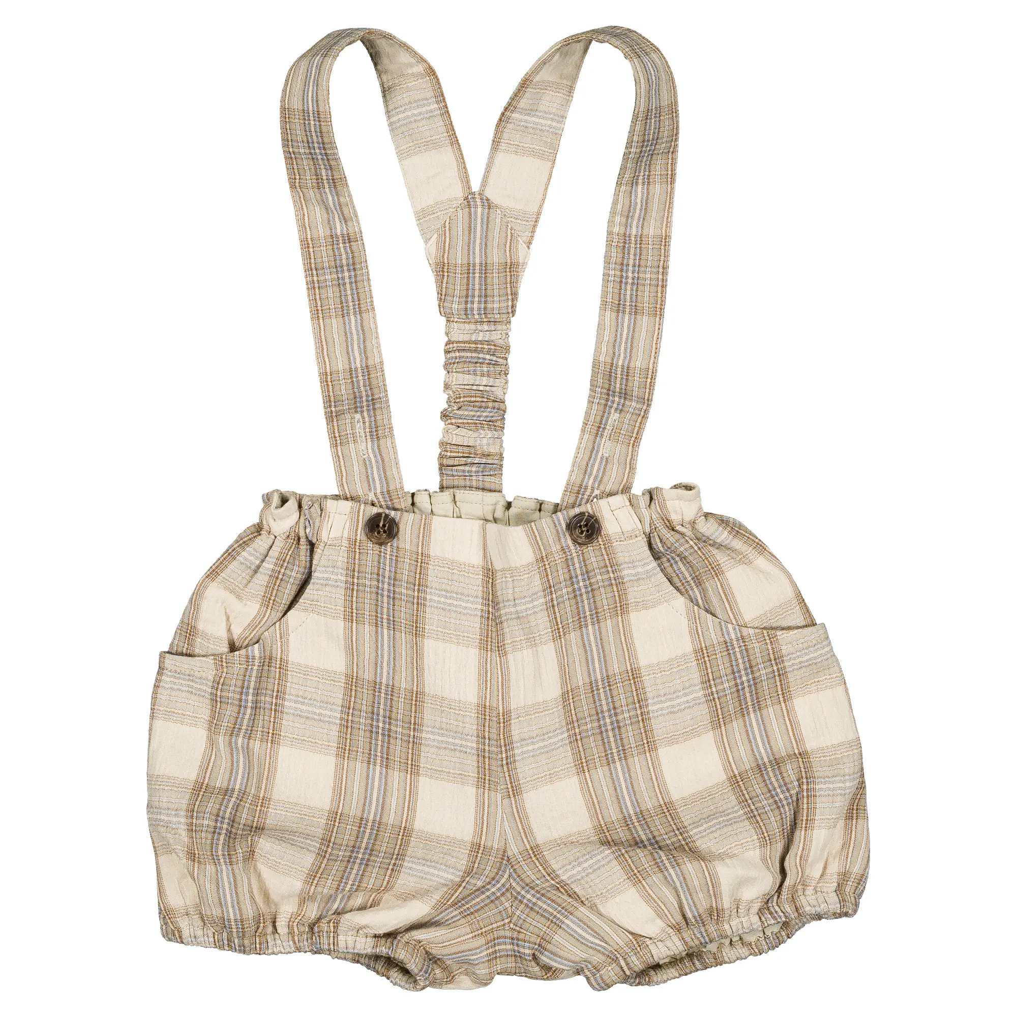 Bloomer à bretelles TERNES-  tartan multicolore