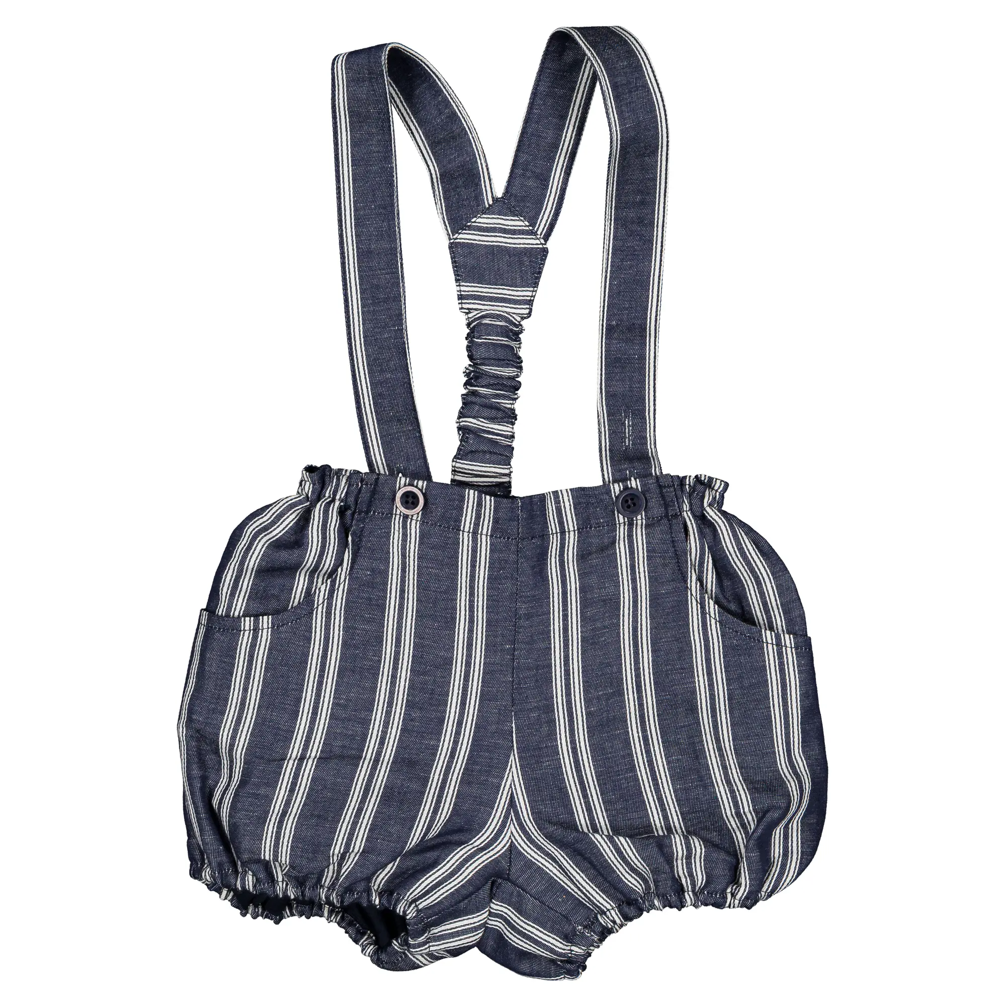 Bloomer à bretelles TERNES-  maxi rayé navy