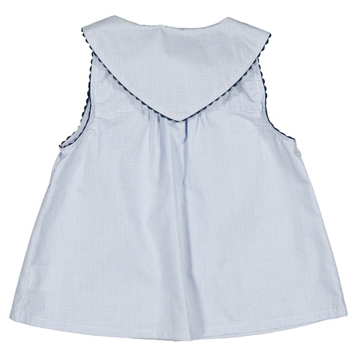 Blouse TRUDAINE- petits carreaux écolier