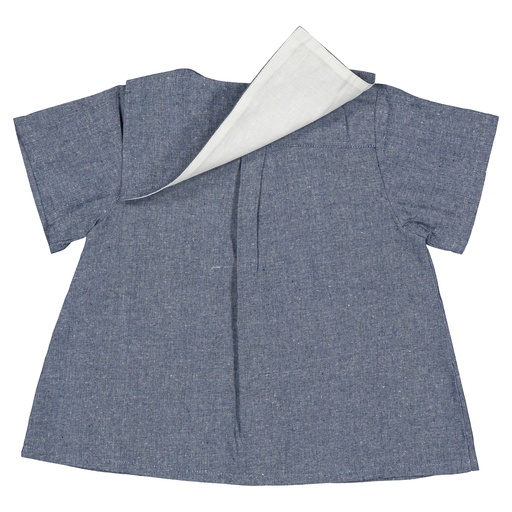 Blouse MONCEAU - petits carreaux écolier