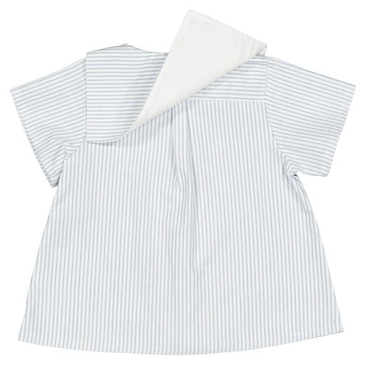 Blouse MONCEAU - rayé bleu clair