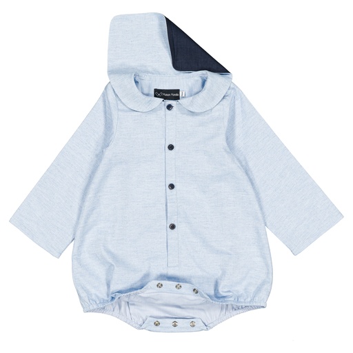 Barboteuse HOCHE- bleu chiné