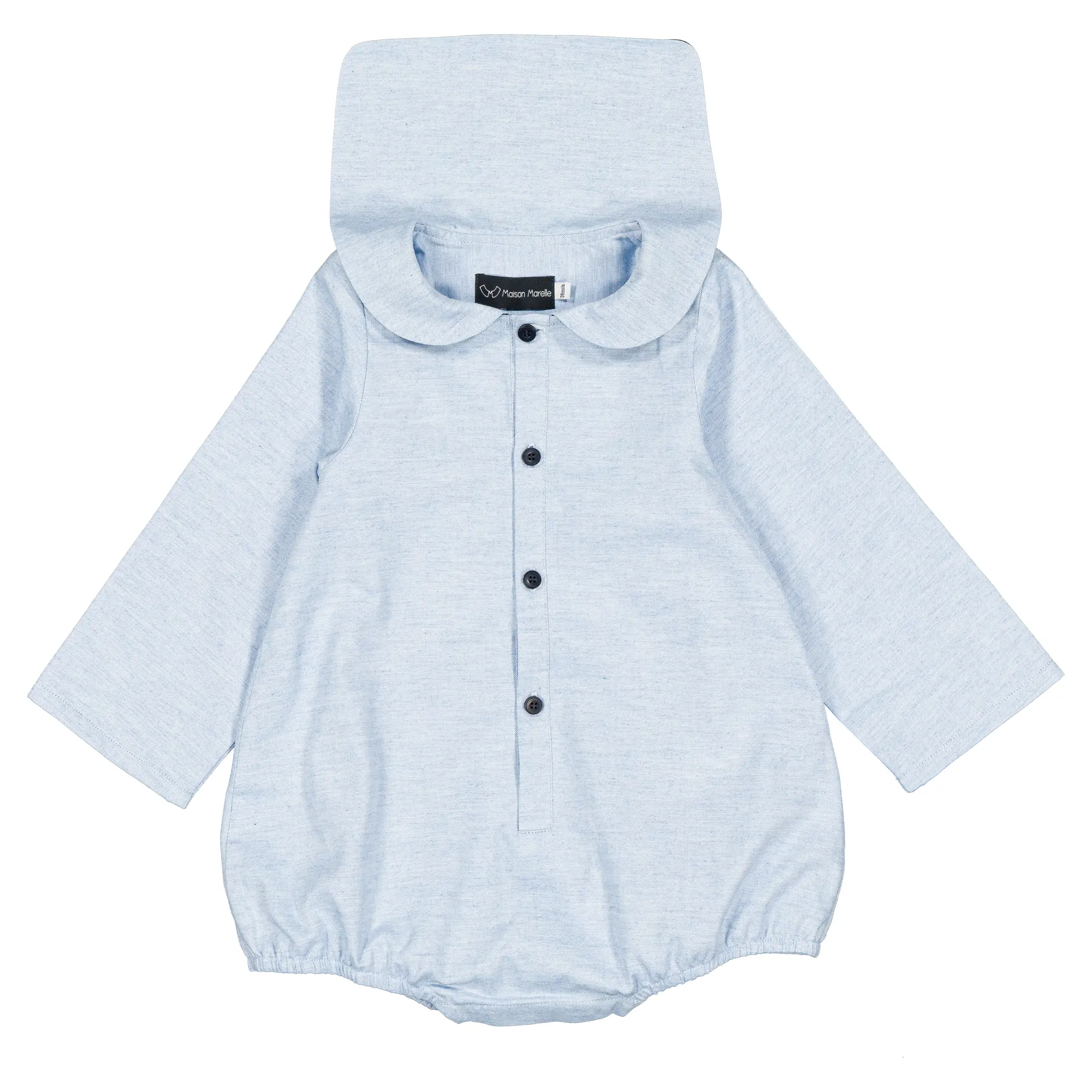 Barboteuse HOCHE- bleu chiné