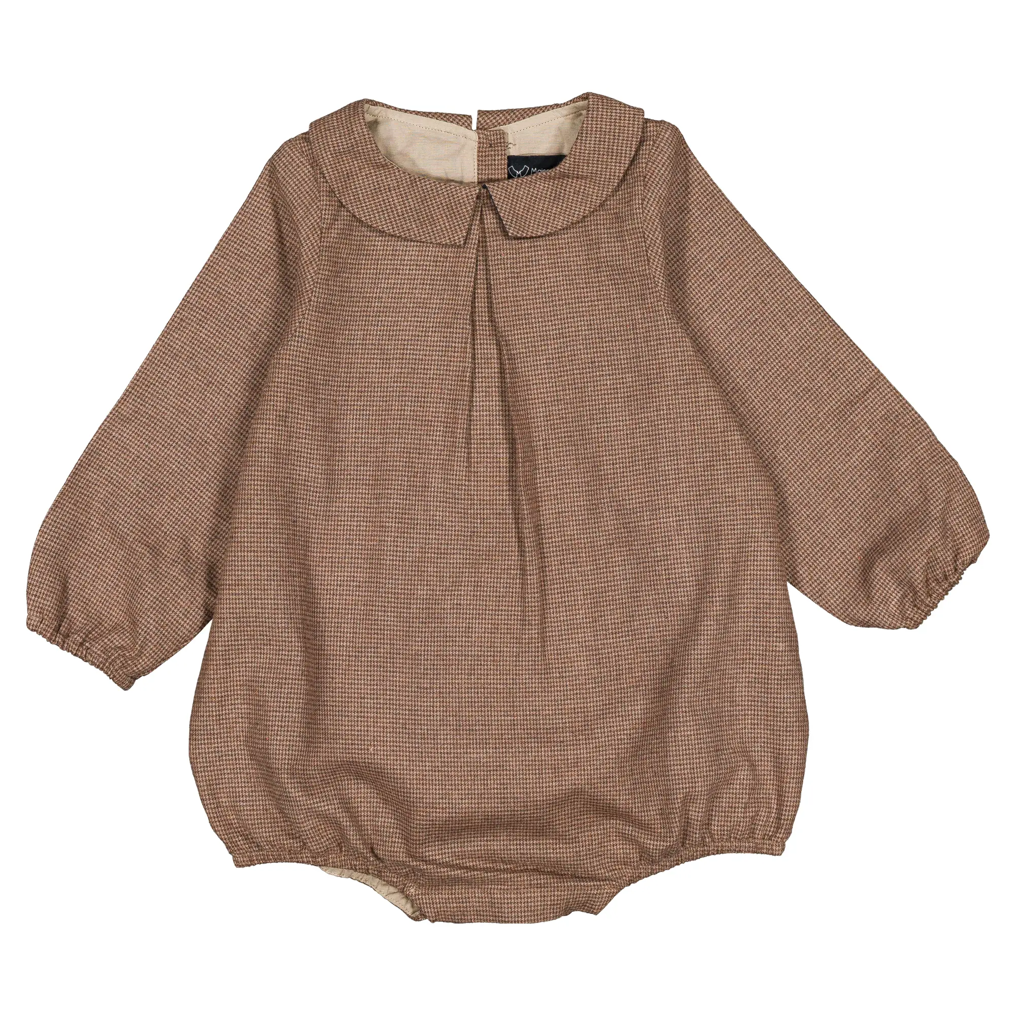 Barboteuse BATIGNOLLES - marron pied-de-poule
