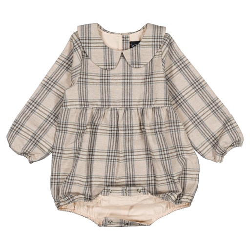 Barboteuse BASILE - tartan beige