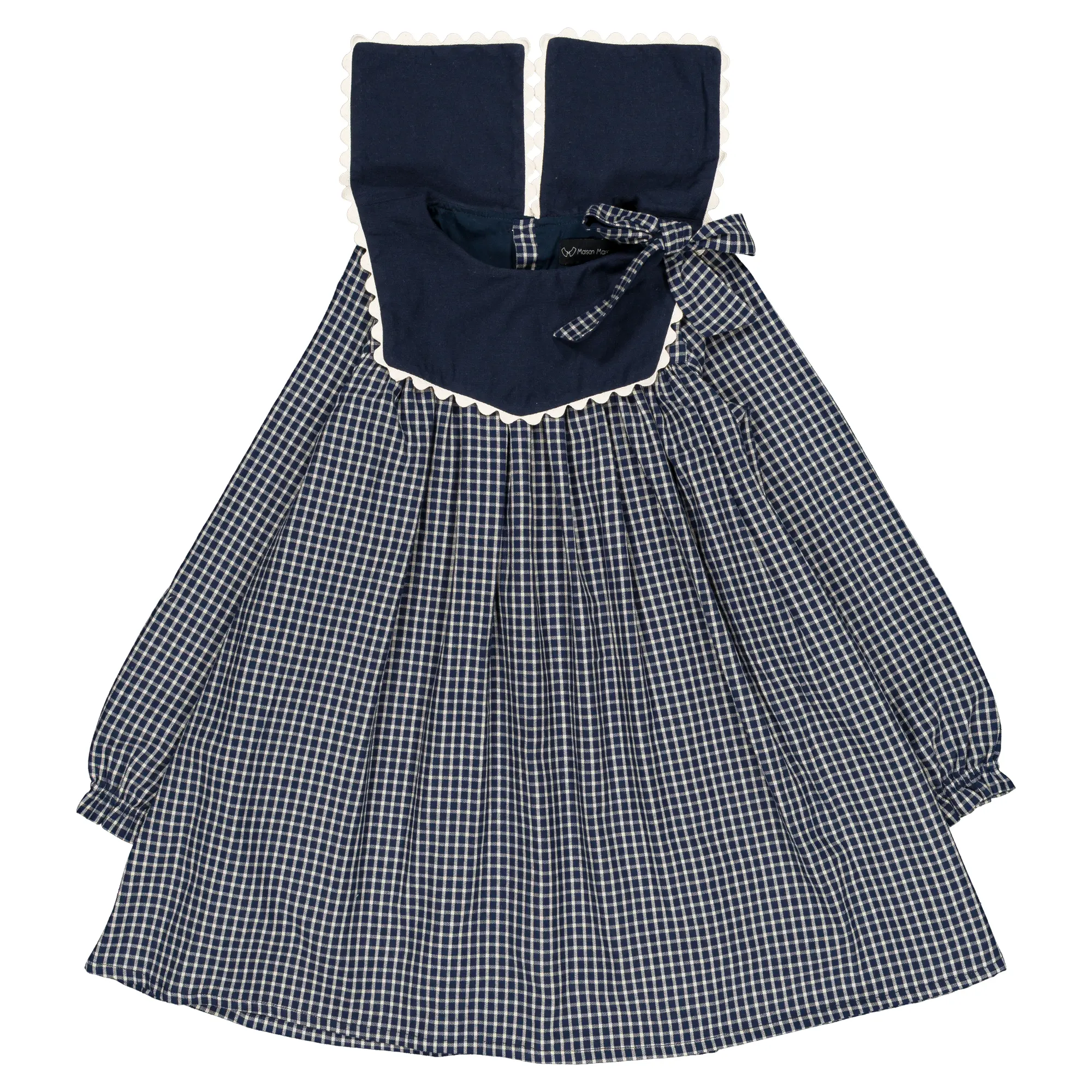 Robe ELIE - carreaux bleu