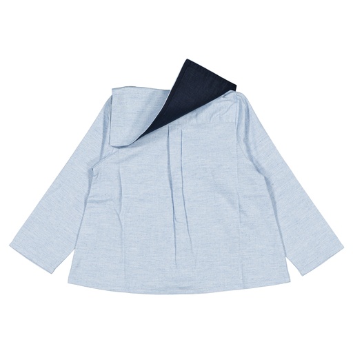 Blouse MONCEAU- bleu chiné