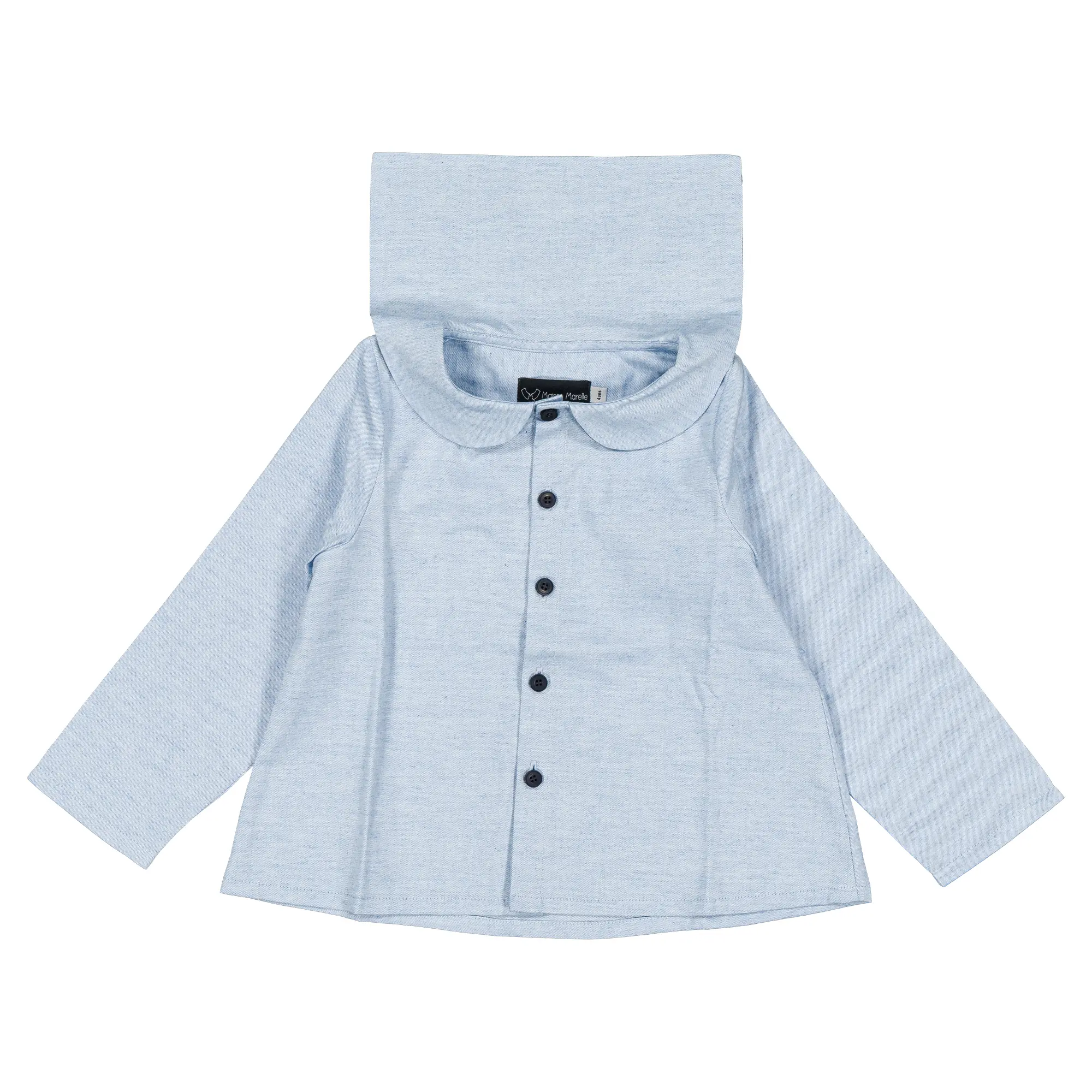 Blouse MONCEAU- bleu chiné