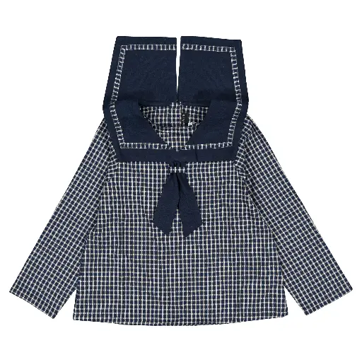 Blouse CHOISY- carreaux bleu