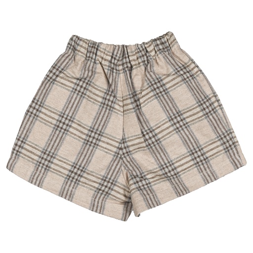 Short SEVRES -  tartan beige