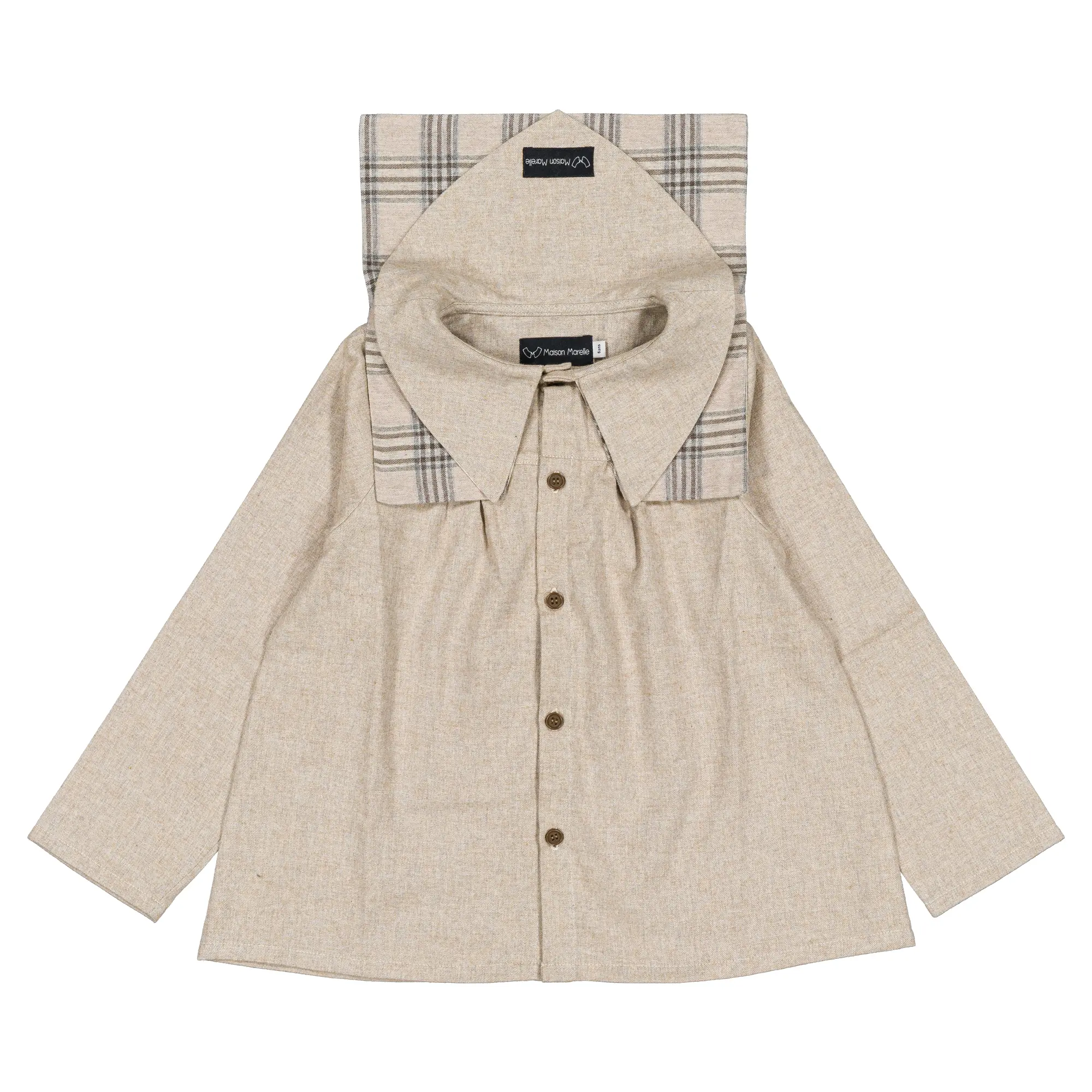 Chemise DUC- beige chiné