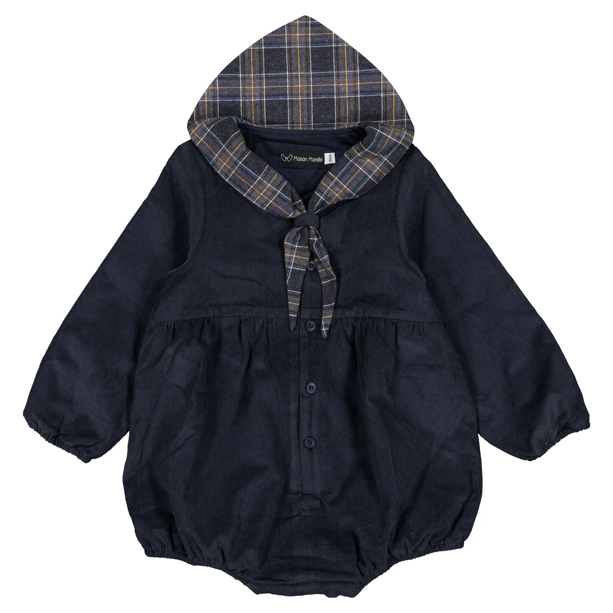 Barboteuse ROI -  velours navy